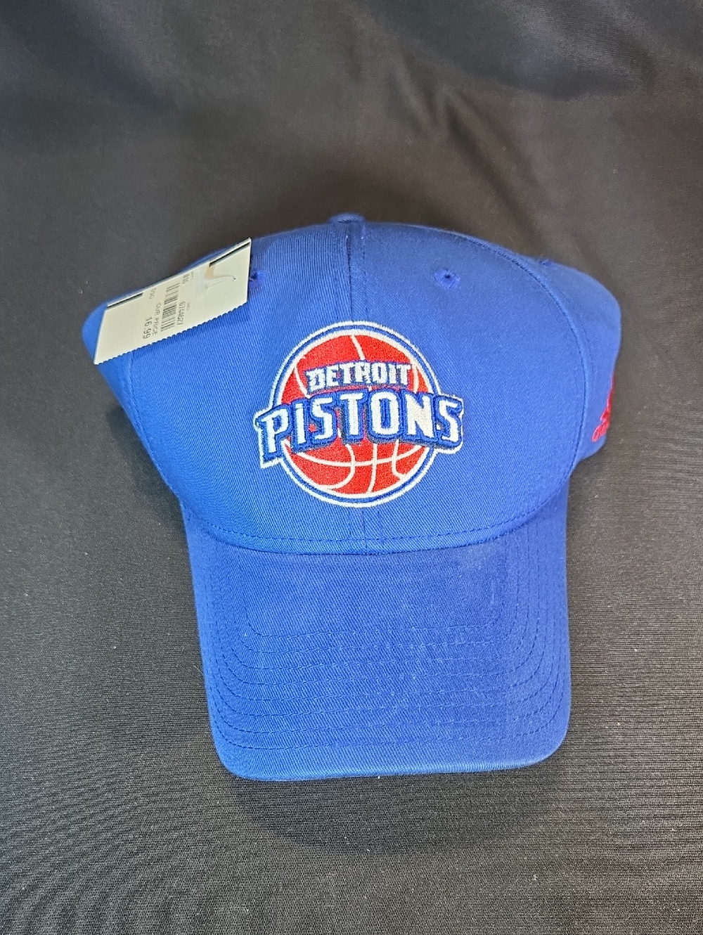 Adidas Detroit Pistons Royal Blue Cap with Embroidered Logo